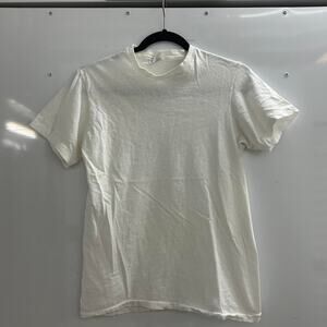 VTG 80s White Hanes cotton thin t-shirt